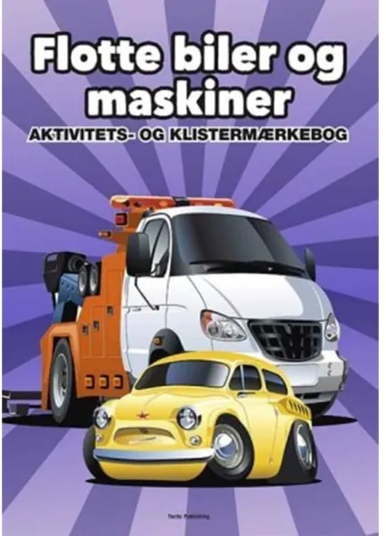 Tactic Games Fina bilar och maskiner aktivitets- och klistermärkesbok