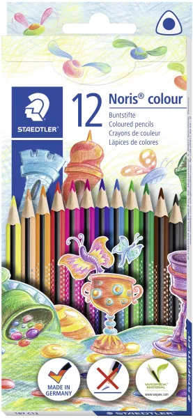 Färgpennor Noris WOPEX triangulär (12)