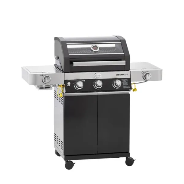 Rösle BBQ gasolgrill - Videro G3-s - 3 huvudbrännare