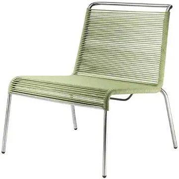 FDB Möbler M20L Teglgård lounge snörstol - Grön