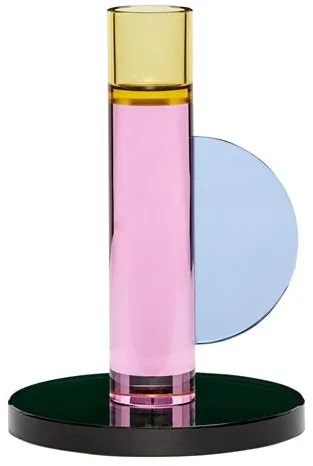 Hübsch Astro Ljusstake Rosa