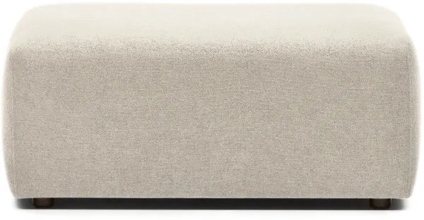 LAFORMA Neom ändpuffmodul - beige tyg (75x89)